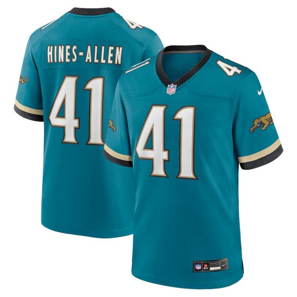 Mens Youths Kids Womens 41 Josh Hines-Allen Jersey Teal Prowler Throwback Limite